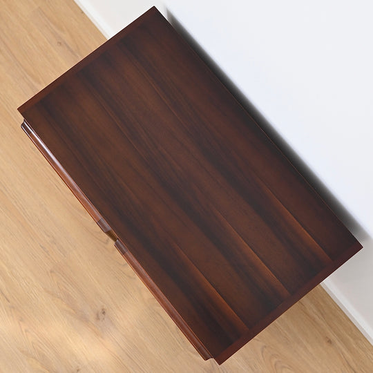 Mid Century Walnut Sideboard LP Record Cabinet by Chiswell