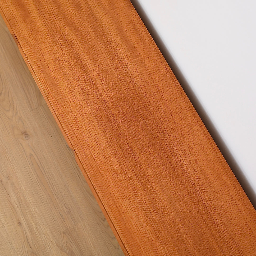 Mid Century Teak Sideboard Record Cabinet by Wrightbilt