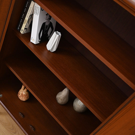 Mid Century Teak Sideboard Bookshelf Cabinet