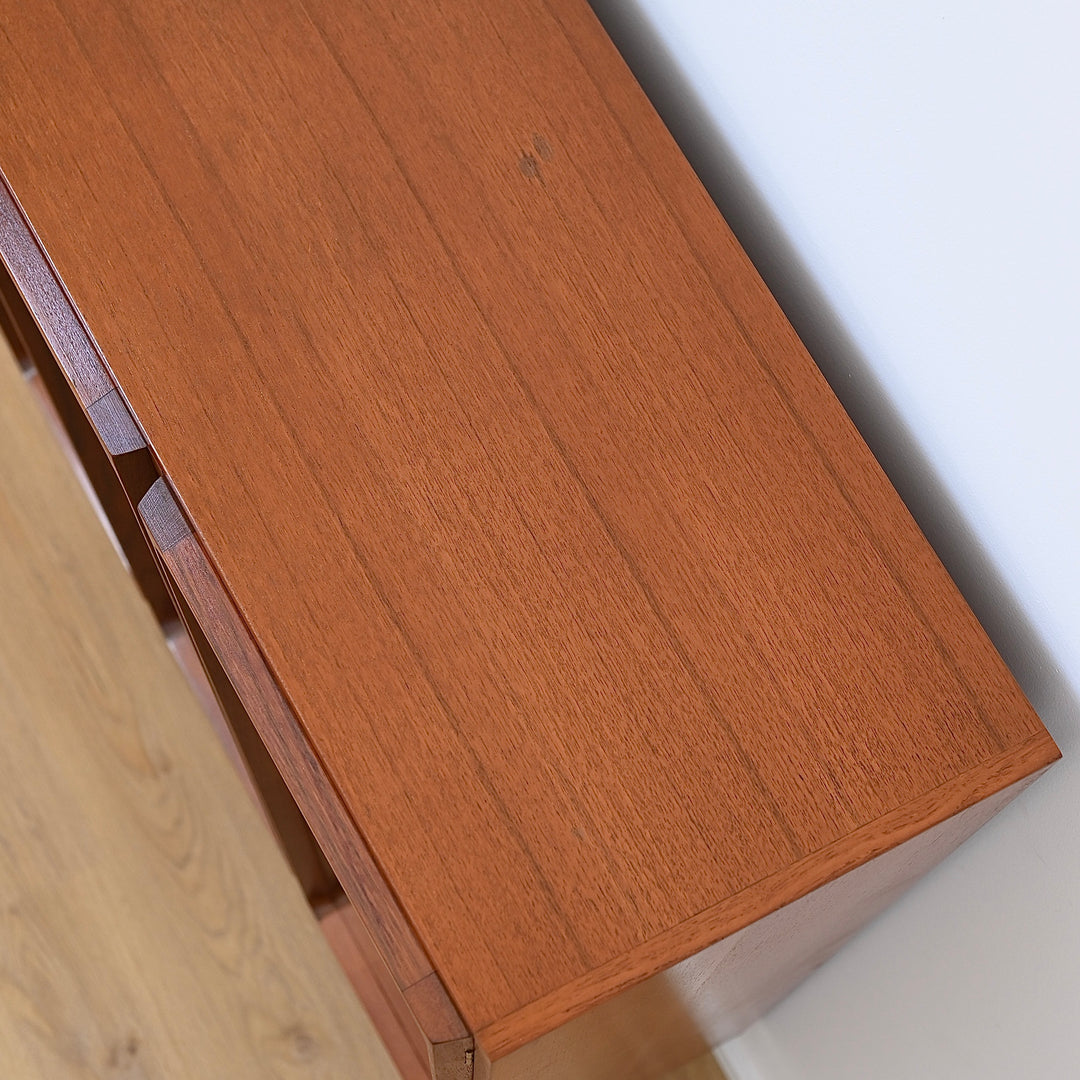Mid Century Teak Sideboard Credenza Display Cabinet by Chiswell