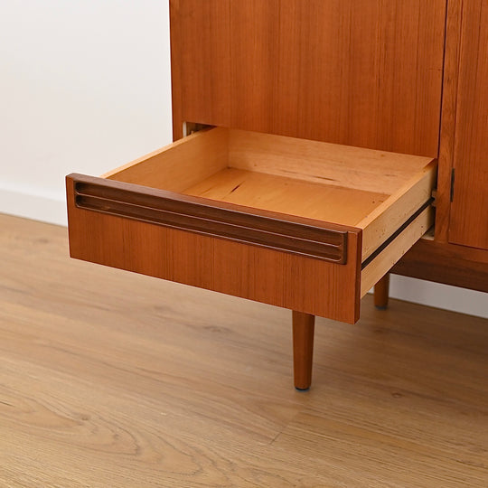 Mid Century Teak Sideboard LP Record Cabinet by Wrightbilt