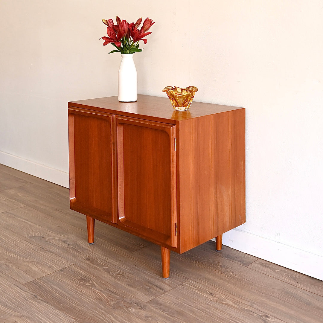 Mid Century Teak Sideboard LP Record Cabinet by Chiswell