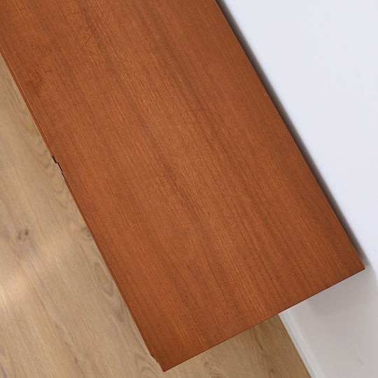 Mid Century Teak Sideboard LP Record Cabinet by Wrightbilt