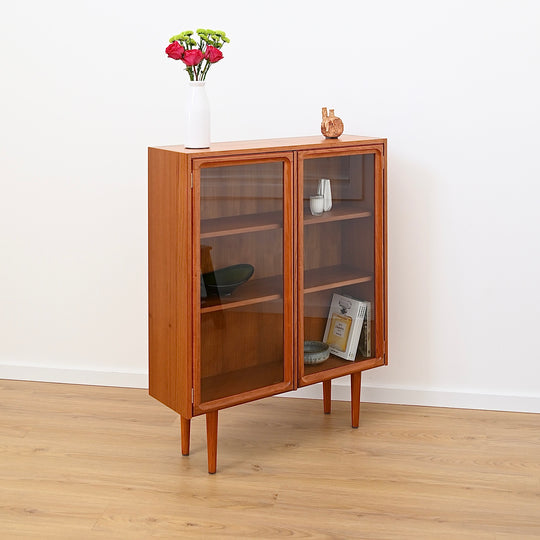 Mid Century Teak Sideboard Display Cabinet by Parker