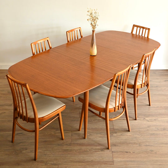 Mid Century Elliptical Extension Dining Table by Parker Furniture