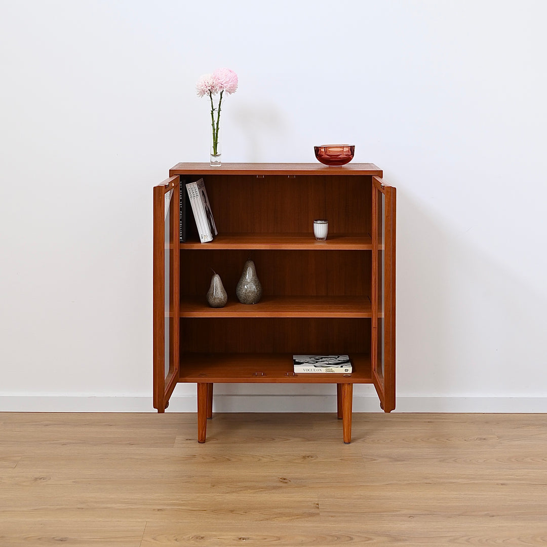 Mid Century Teak Sideboard Display Cabinet by Chiswell