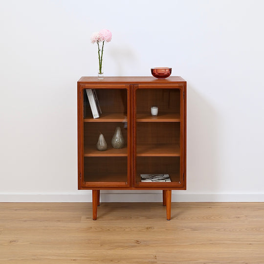Mid Century Teak Sideboard Display Cabinet by Chiswell