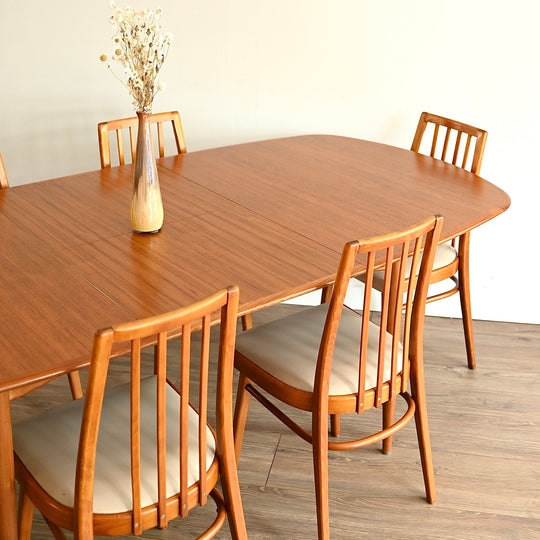 Mid Century Elliptical Extension Dining Table by Parker Furniture