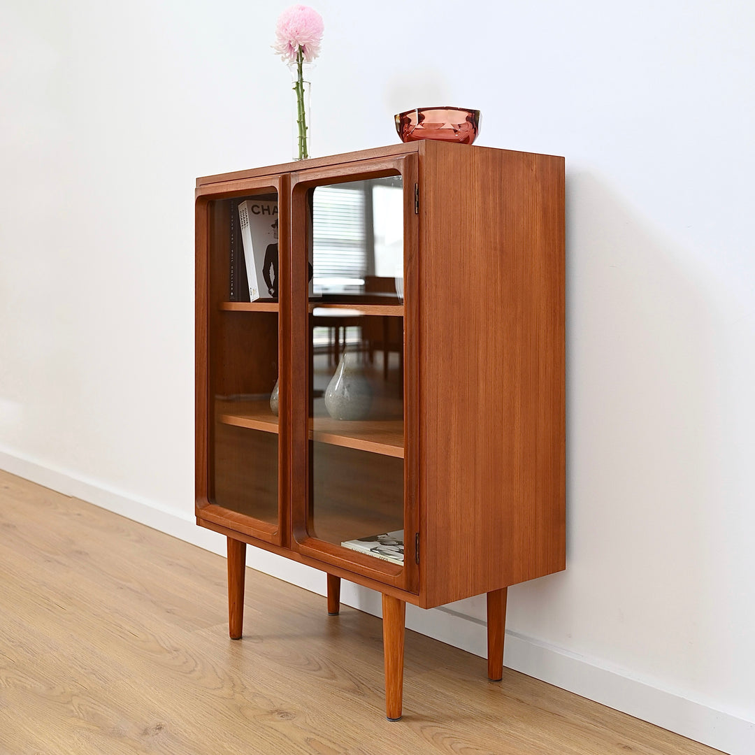 Mid Century Teak Sideboard Display Cabinet by Chiswell