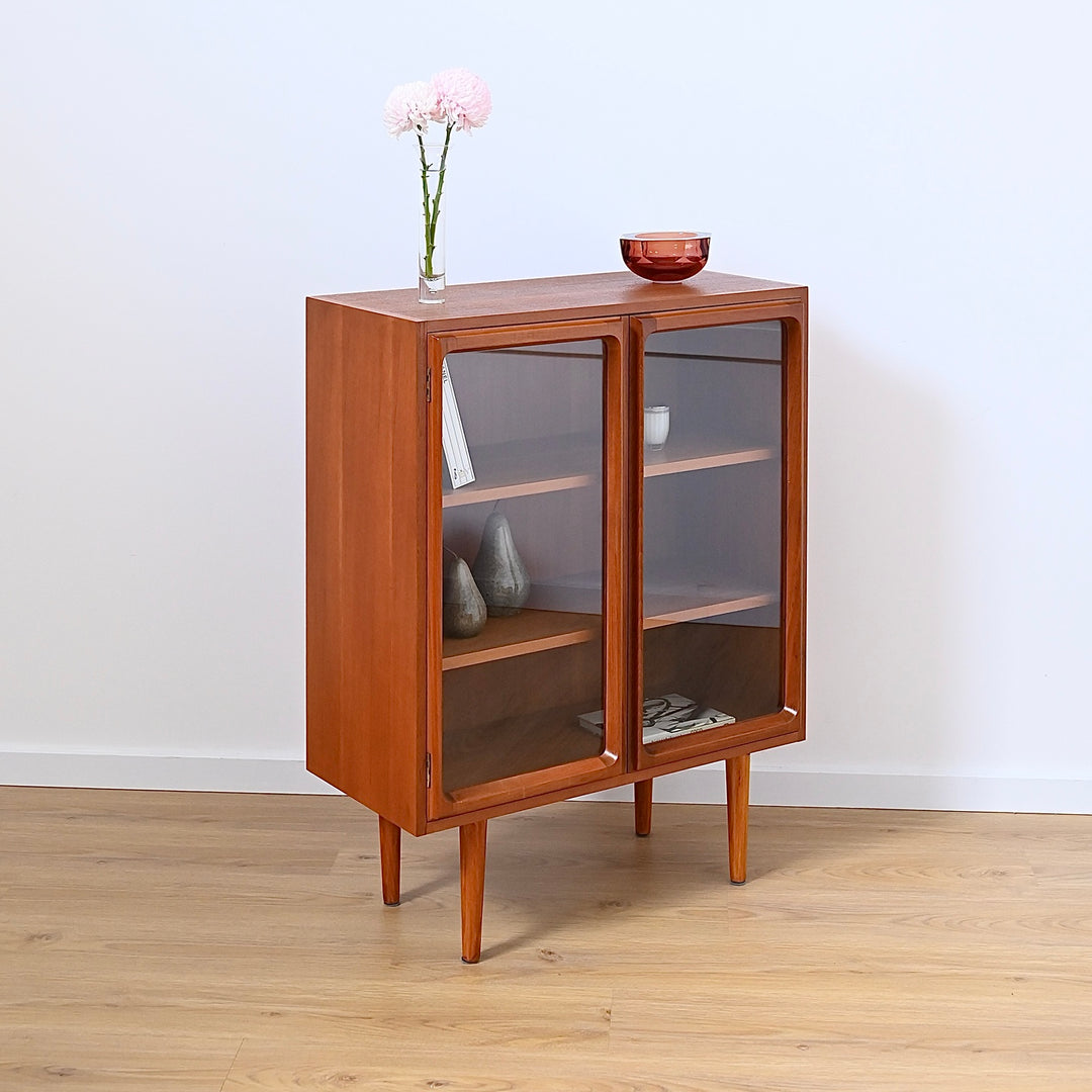 Mid Century Teak Sideboard Display Cabinet by Chiswell