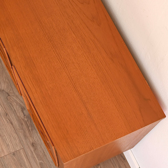 Mid Century Teak Sideboard Dresser Low Boy by Reliance