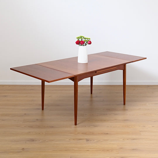 Parker Mid Century Teak Nordic Extendable Dining Table