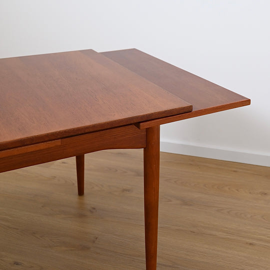 Parker Mid Century Teak Nordic Extendable Dining Table