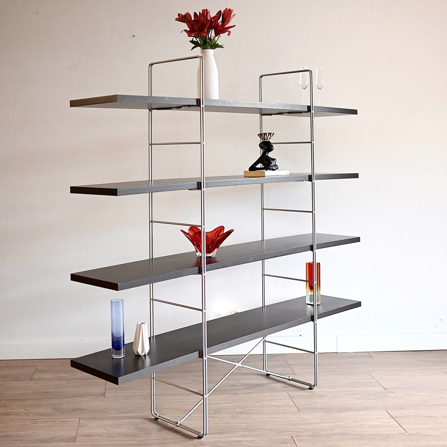 Vintage 90s Ikea Enetri Shelving Unit Bookcase