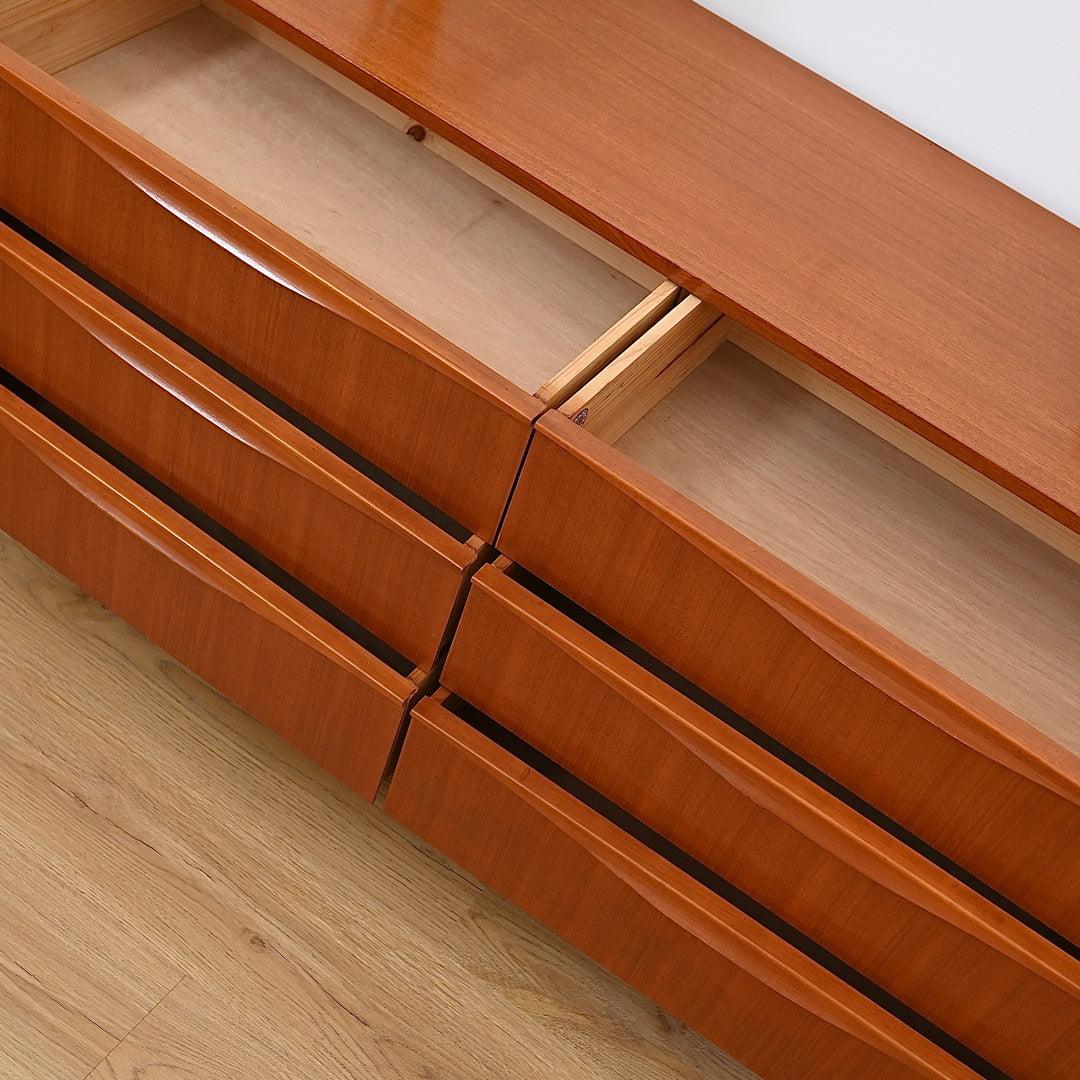 Mid Century Teak Sideboard Dresser Drawers by Reliance