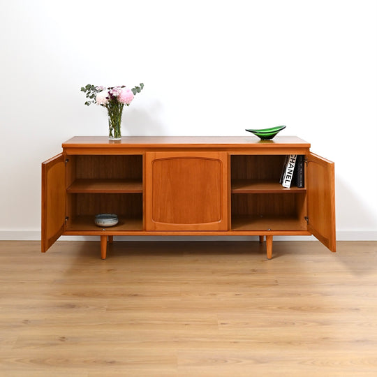 Mid Century teak sideboard buffet by Noblett