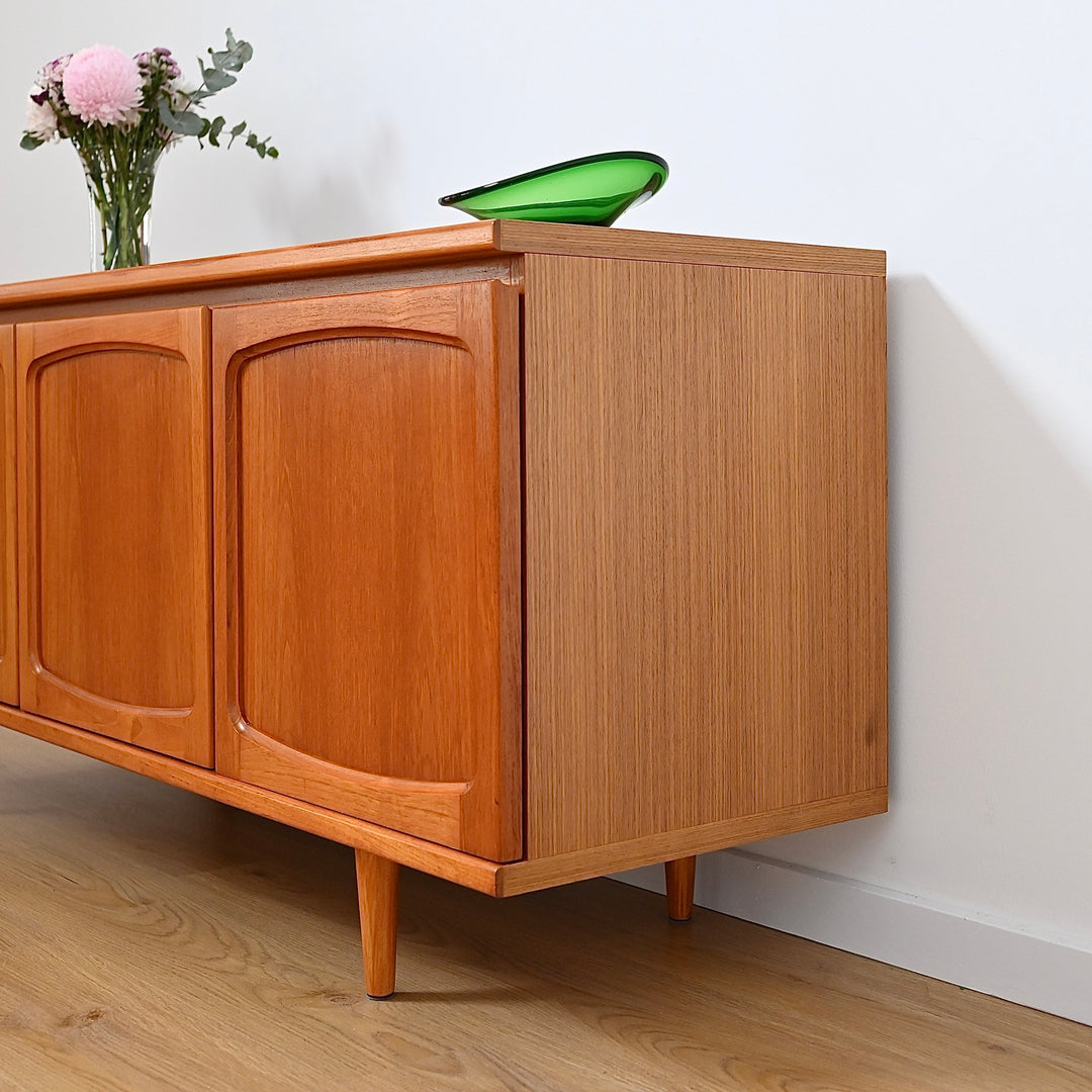 Mid Century teak sideboard buffet by Noblett