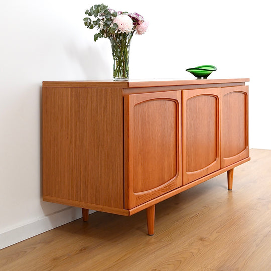 Mid Century teak sideboard buffet by Noblett