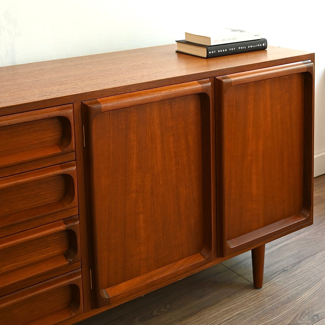 Mid Century Teak Sideboard LP Cabinet by Chiswell