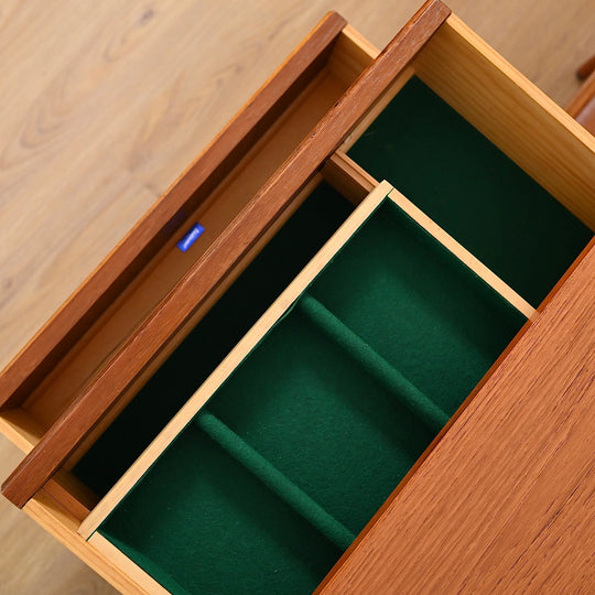 Mid Century Teak Sideboard LP Record Cabinet by Dickinsons