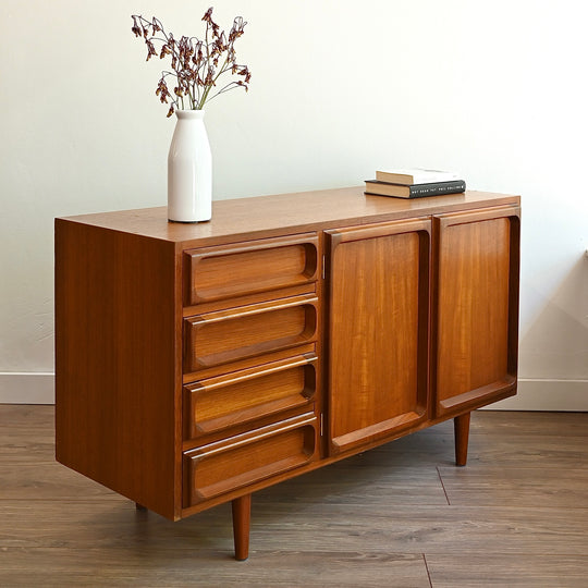 Mid Century Teak Sideboard LP Cabinet by Chiswell