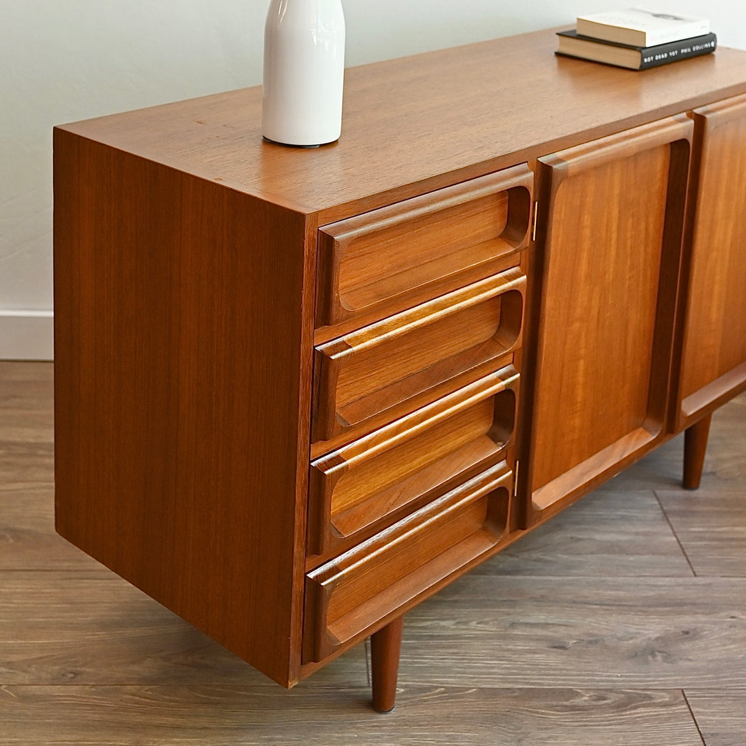 Mid Century Teak Sideboard LP Cabinet by Chiswell