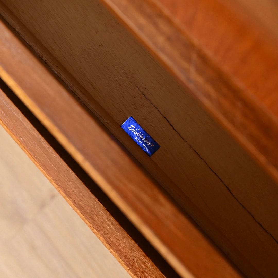 Mid Century Teak Sideboard LP Record Cabinet by Dickinsons