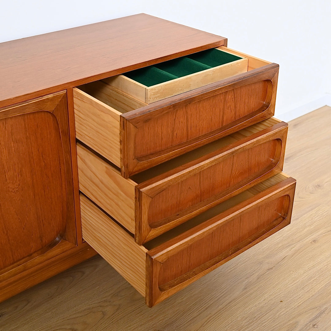 Mid Century Teak Sideboard LP Record Cabinet by Dickinsons