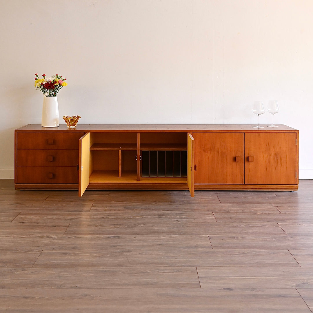 Mid Century Teak Sideboard LP TV Entertainment Unit