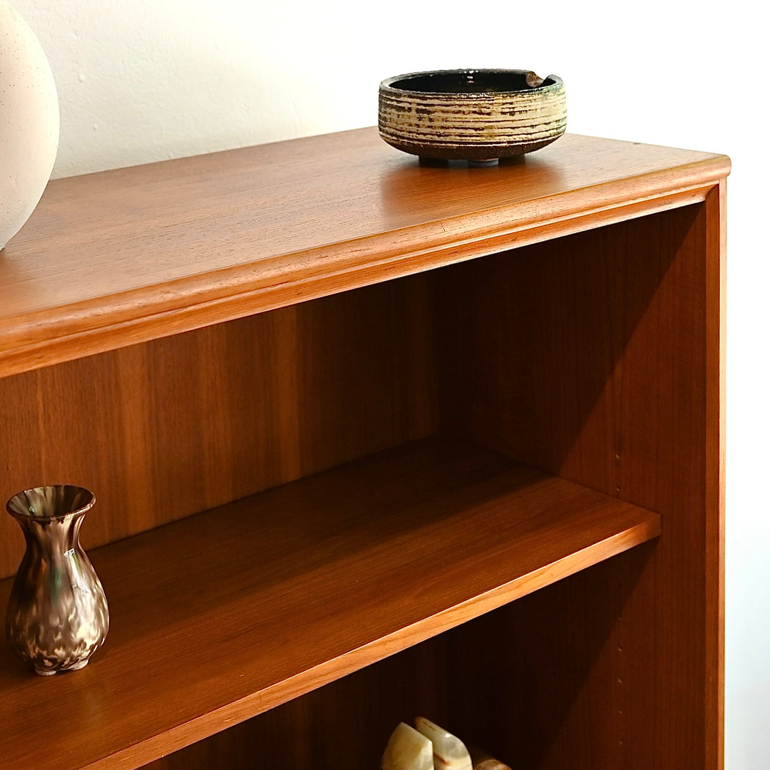 Mid Century Teak Bookshelf Bookcase Storage Shelving by Chiswell