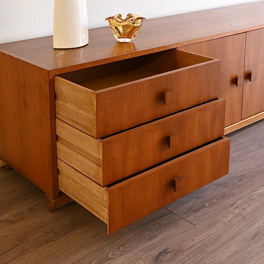 Mid Century Teak Sideboard LP TV Entertainment Unit