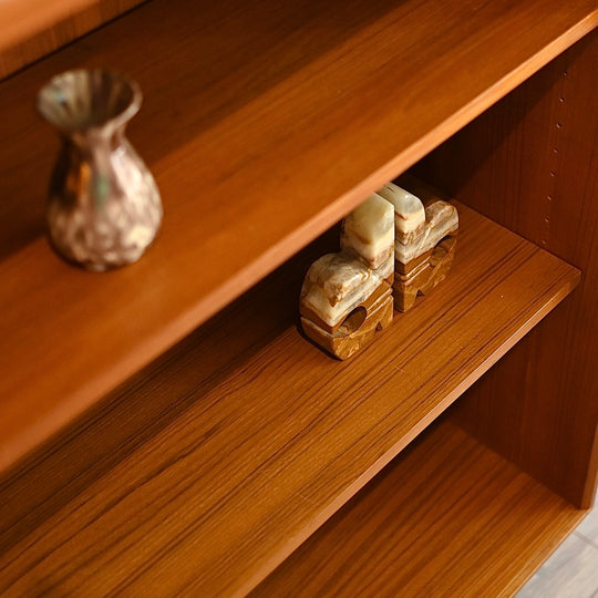 Mid Century Teak Bookshelf Bookcase Storage Shelving by Chiswell