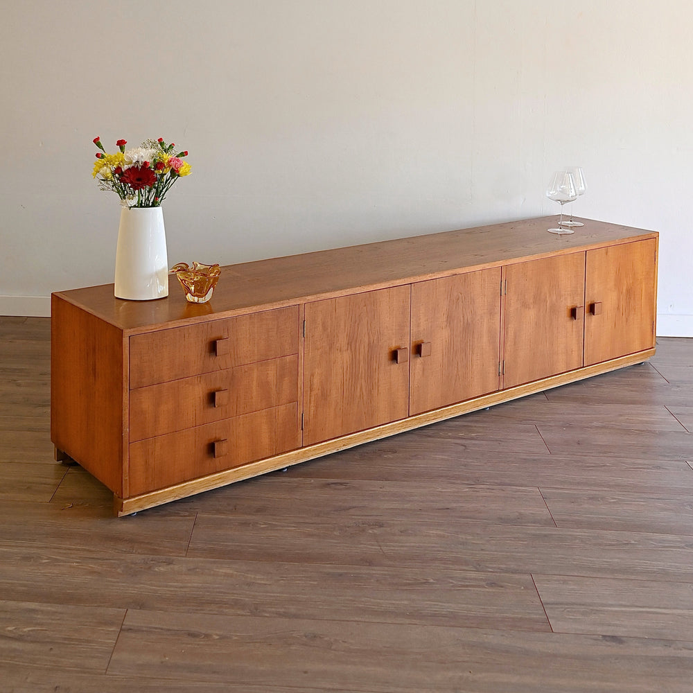 Mid Century Teak Sideboard LP TV Entertainment Unit