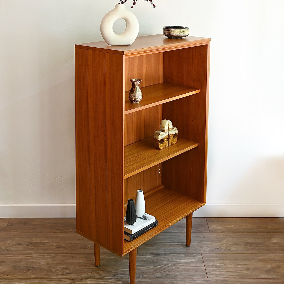 Mid Century Teak Bookshelf Bookcase Storage Shelving by Chiswell