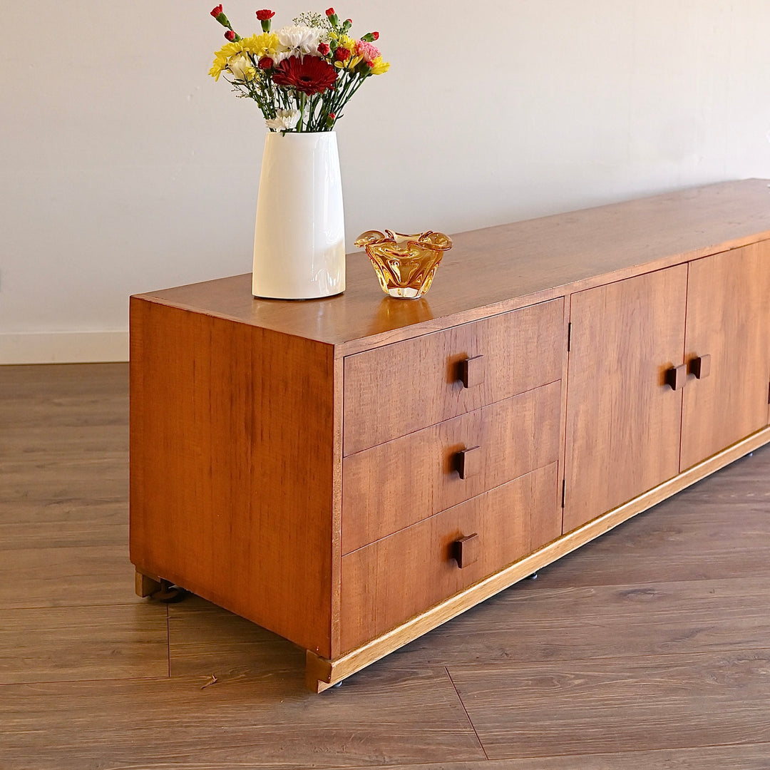 Mid Century Teak Sideboard LP TV Entertainment Unit