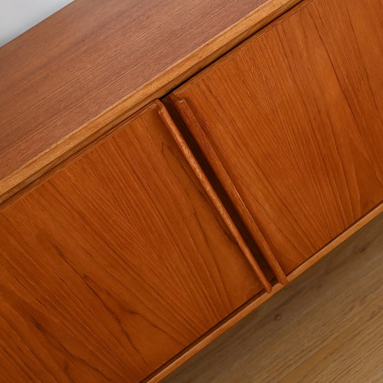 Parker Teak Lip Handled Sideboard Mid Century