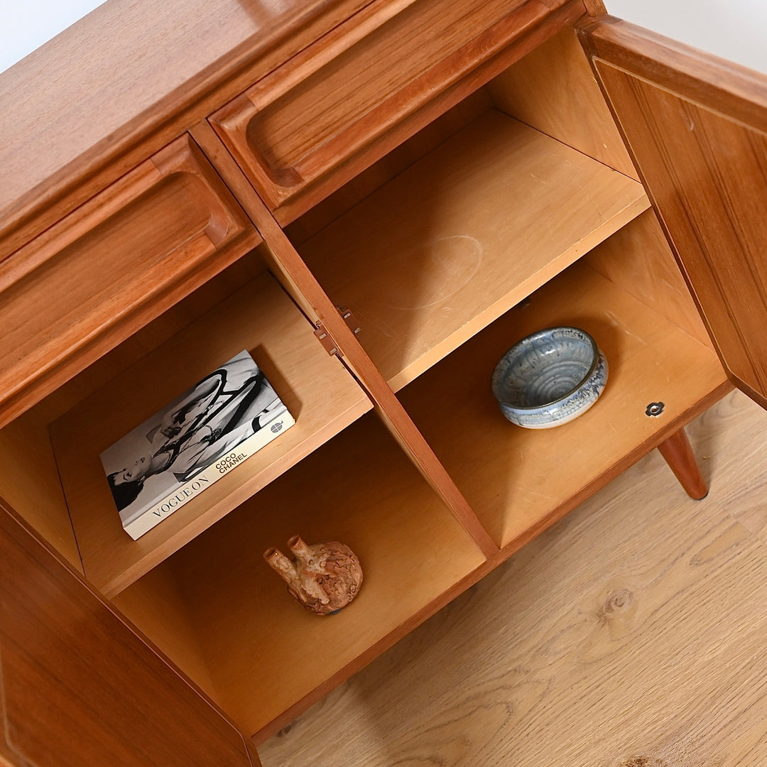 Mid Century Teak Sideboard Buffet by Chiswell