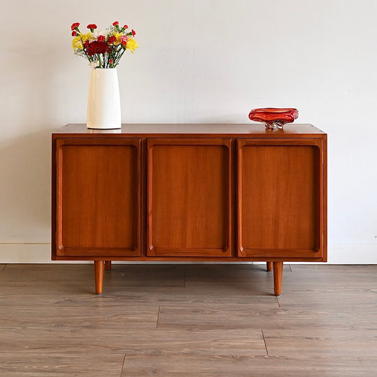 Mid Century Teak Sideboard LP Record Cabinet by Chiswell