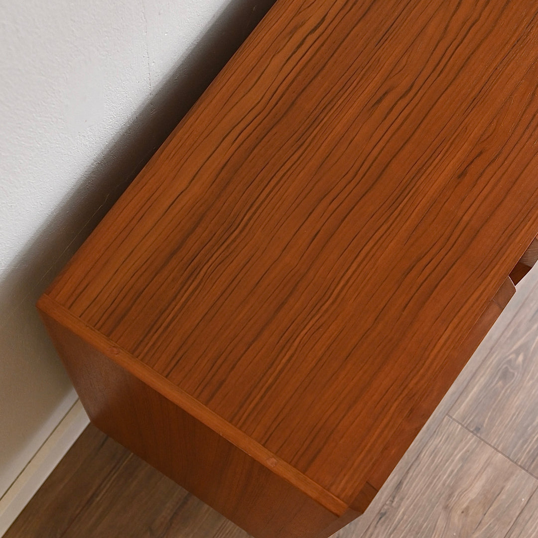Mid Century Teak Sideboard LP Record Cabinet by Chiswell