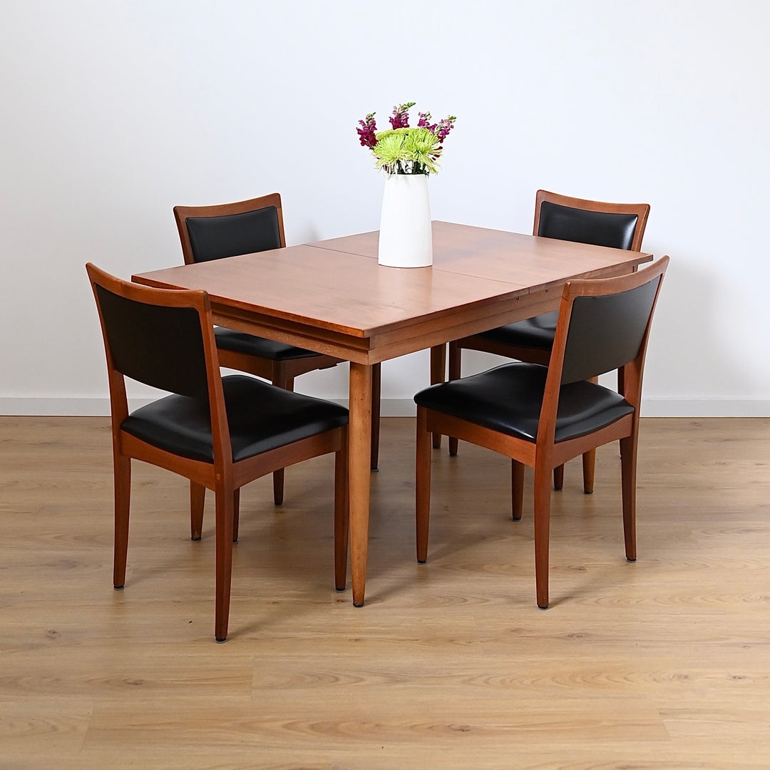 Mid Century Teak Extendable Dining Table by Chiswell
