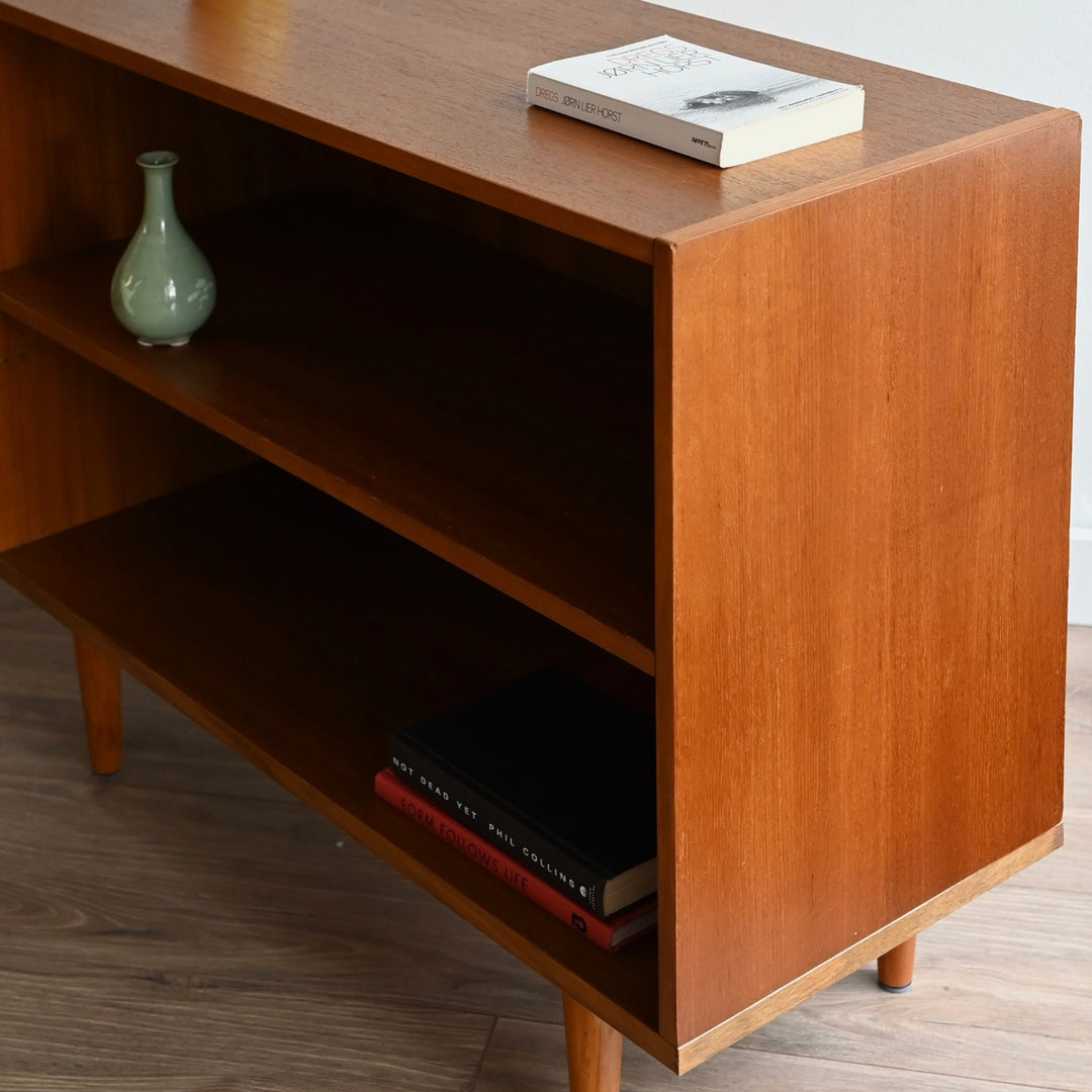 Mid Century Teak Bookcase Bookshelf Cabinet