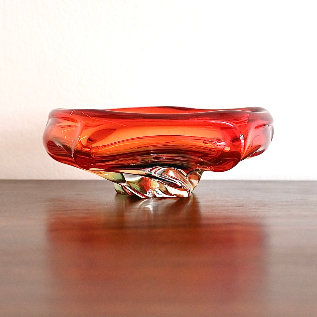 Mid Century Japanese Art Glass Bowl