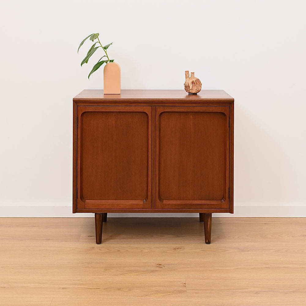 Mid Century Walnut Sideboard LP Record Cabinet by Chiswell