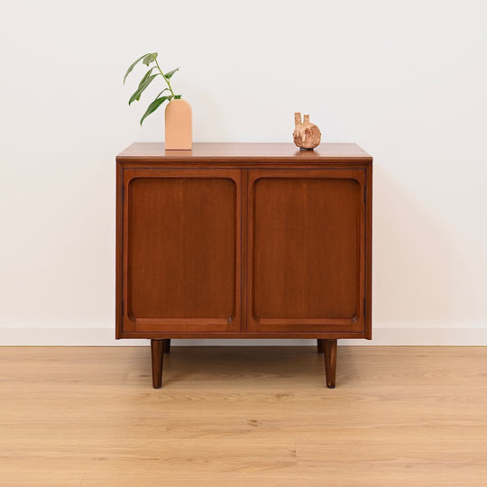 Mid Century Walnut Sideboard LP Record Cabinet by Chiswell