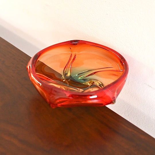 Mid Century Japanese Art Glass Bowl