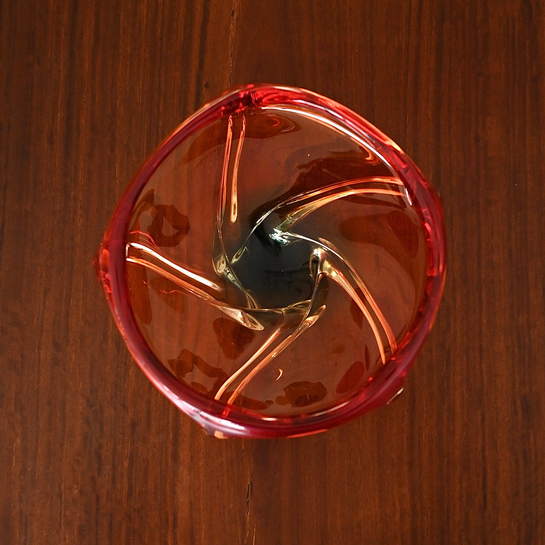 Mid Century Japanese Art Glass Bowl