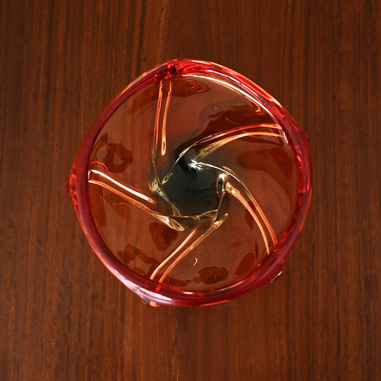 Mid Century Japanese Art Glass Bowl