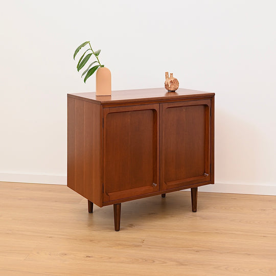 Mid Century Walnut Sideboard LP Record Cabinet by Chiswell