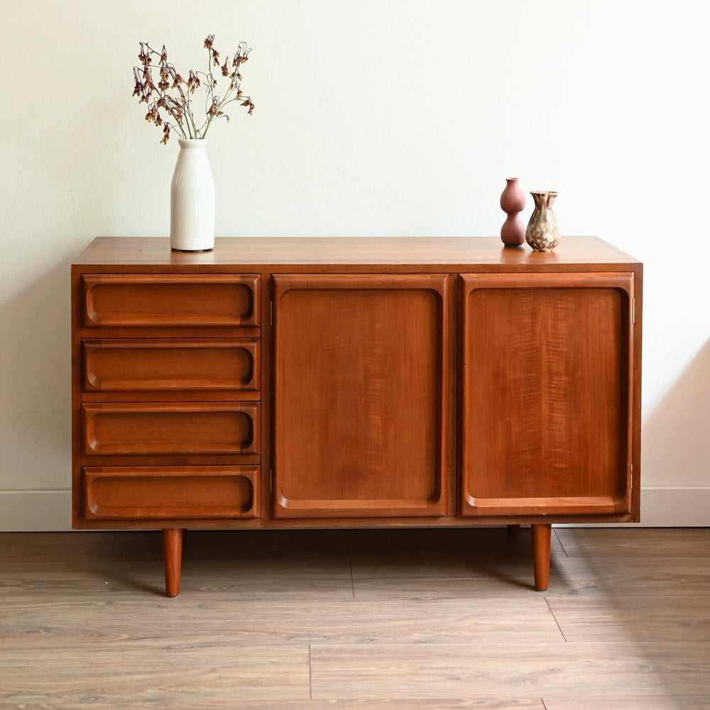 Mid Century Teak Sideboard LP Record Cabinet by Chiswell