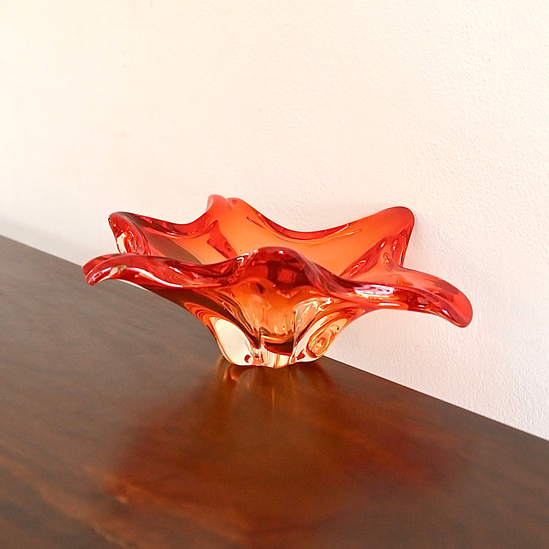 Mid Century Art Glass Bowl